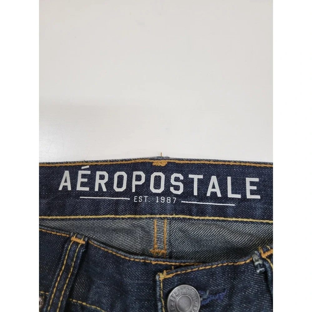 Aeropostale Rivington Skinny Jeans Men's 32x32 Dark Wash Cotton Denim 32x31